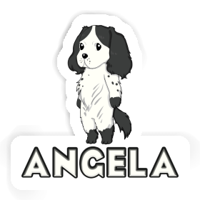 Angela Autocollant Épagneul Image