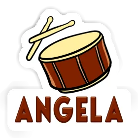 Angela Autocollant Tambour Image