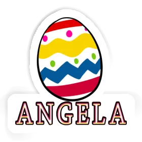 Aufkleber Osterei Angela Image