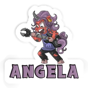 Rockeuse Autocollant Angela Image