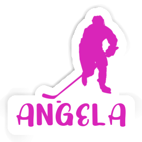 Autocollant Angela Joueuse de hockey Image