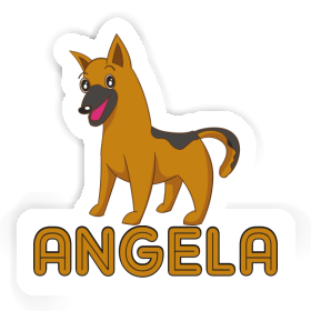 Sticker Angela German Shepherd Image