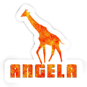 Angela Autocollant Girafe Image