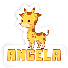 Autocollant Girafe Angela Image