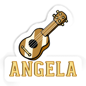Angela Sticker Guitar Image