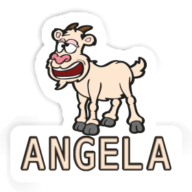Autocollant Chèvre Angela Image