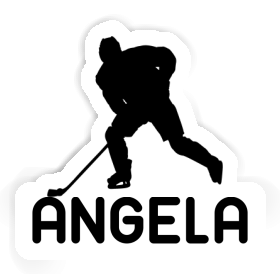 Aufkleber Angela Eishockeyspieler Image