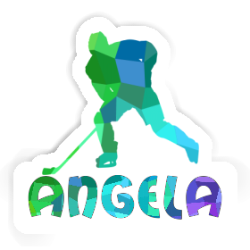 Autocollant Joueur de hockey Angela Image