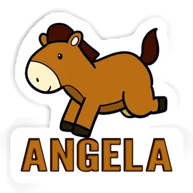 Angela Aufkleber Pferd Image