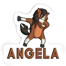 Dabbing Horse Sticker Angela Image