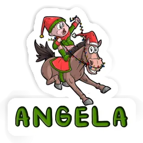 Sticker Christmas Horse Angela Image