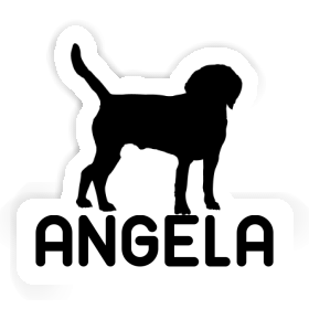 Aufkleber Hund Angela Image