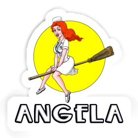 Sorcière Autocollant Angela Image