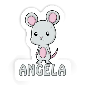 Maus Sticker Angela Image