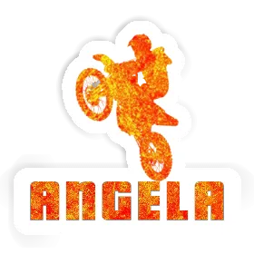 Sticker Angela Motocross Rider Image