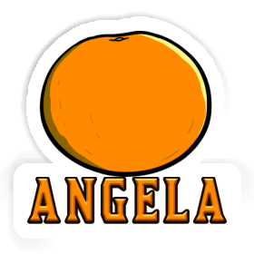 Orange Sticker Angela Image