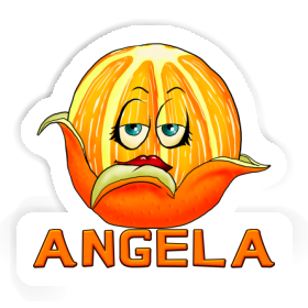 Autocollant Orange Angela Image
