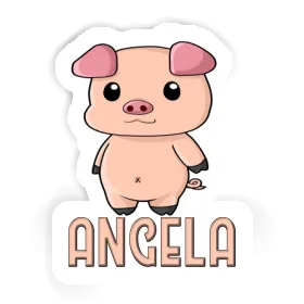 Sticker Angela Piglet Image