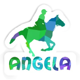Horse Rider Sticker Angela Image