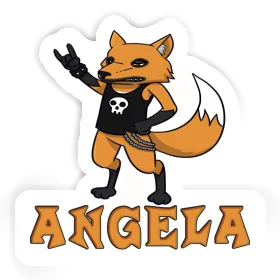 Angela Sticker Rocker Fox Image