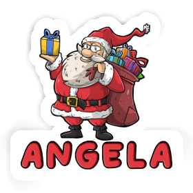 Père Noël Autocollant Angela Image