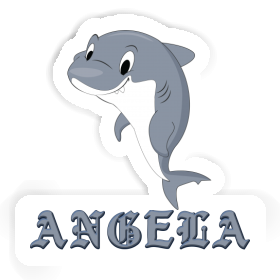 Angela Aufkleber Hai Image