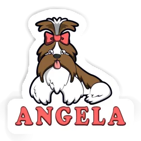 Shih Tzu Autocollant Angela Image