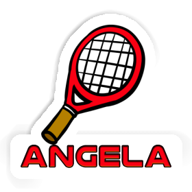 Angela Autocollant Raquette de tennis Image