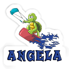 Sticker Angela Kitesurfer Image