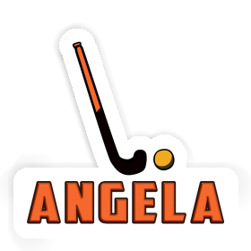 Aufkleber Angela Unihockeyschläger Image