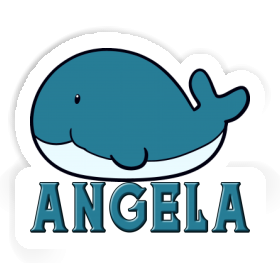 Walfisch Aufkleber Angela Image