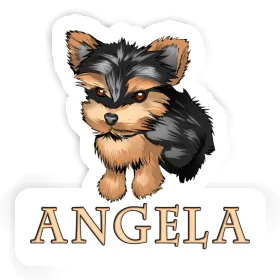 Sticker Yorkie Angela Image