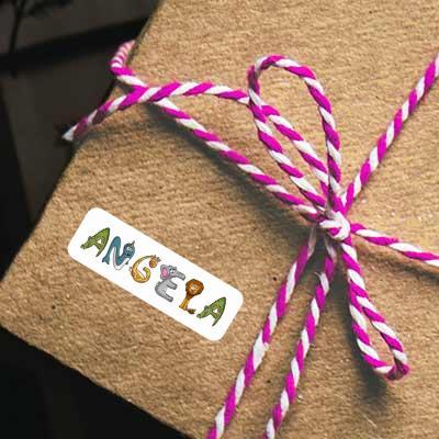 Sticker Angela Animal Font Gift package Image