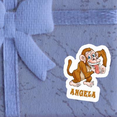 Sticker Angela Affe Gift package Image