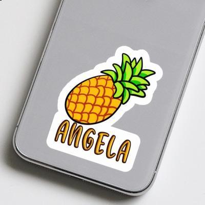 Ananas Autocollant Angela Laptop Image