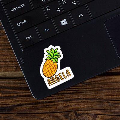 Angela Sticker Ananas Notebook Image