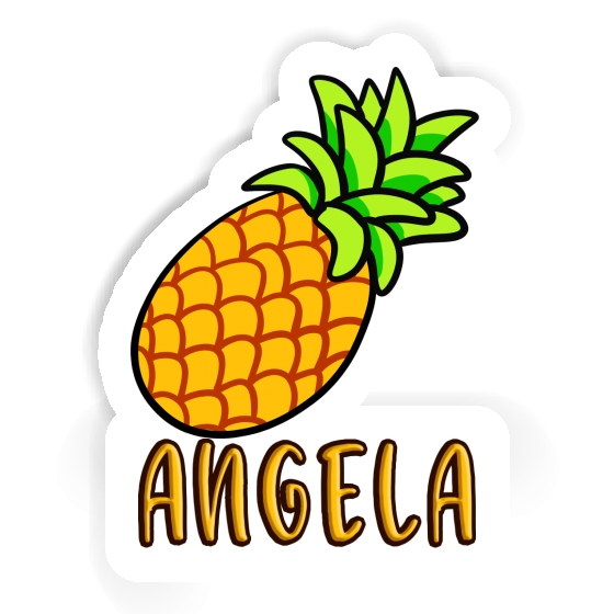 Angela Sticker Pineapple Notebook Image