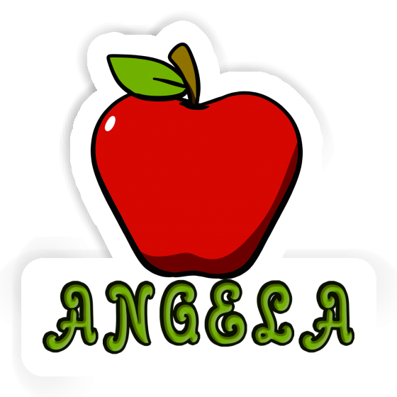 Angela Aufkleber Apfel Laptop Image