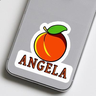 Autocollant Angela Abricot Laptop Image