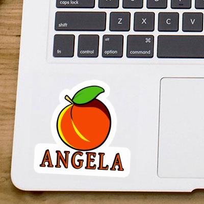 Aufkleber Aprikose Angela Laptop Image