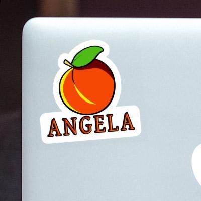 Sticker Angela Apricot Gift package Image
