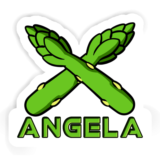Asparagus Sticker Angela Laptop Image