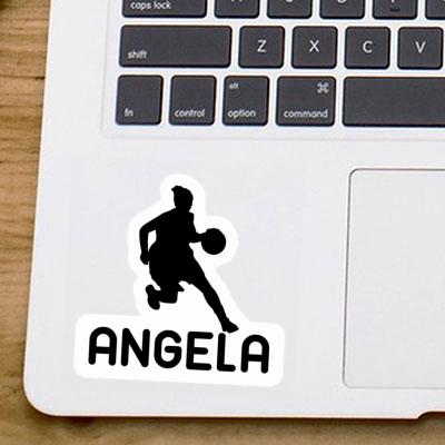 Autocollant Angela Joueuse de basket-ball Image