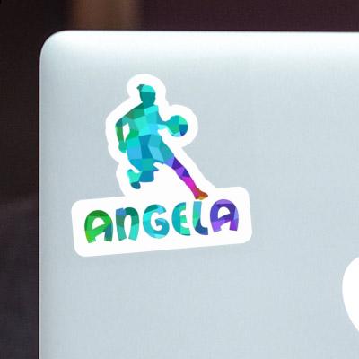 Sticker Angela Basketballspielerin Gift package Image