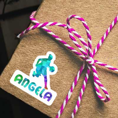 Sticker Angela Basketballspielerin Gift package Image