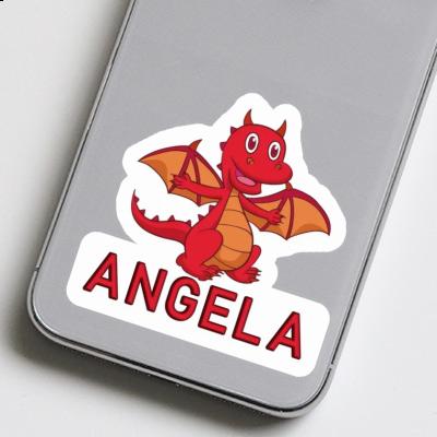 Autocollant Angela Bébé dragon Laptop Image