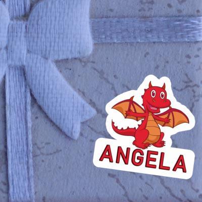 Baby-Drache Sticker Angela Notebook Image
