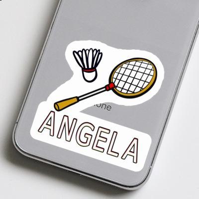 Aufkleber Angela Badmintonschläger Image