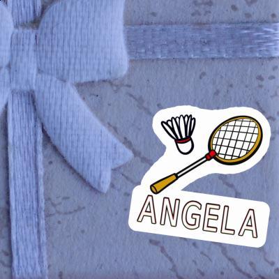 Aufkleber Angela Badmintonschläger Laptop Image