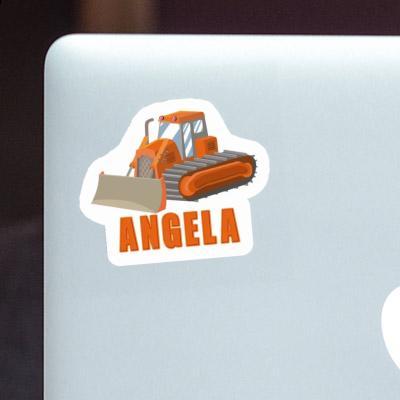 Sticker Angela Excavator Laptop Image